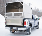 Slide-in-dump insert upgraded with specially designed chipper body