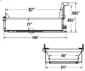 Slide-in dump body 8